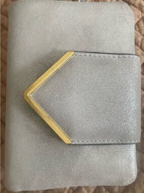 ANTONIO MELANI bifold medium size marble glitter wallet